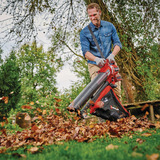 EINHELL Professional Akku-Laubsauger VENTURRO 36/240, 36Volt (2x18V), Laubsauger/Laubbläser rot/schwarz, ohne Akku und Ladegerät