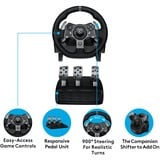 Logitech Gaming G920 Driving Force, Lenkrad schwarz, für Xbox Series X|S, Xbox One, PC