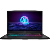 MSI Katana A17 AI B8VG-865, Gaming-Notebook schwarz, AMD Ryzen 9 8945HS, NVIDIA GeForce RTX 4070, 16 GB DDR5, 1 TB (1 TB SSD), Windows 11 Home 64-Bit