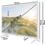 Telefunken XH32K550-W, LED-Fernseher 80 cm(32 Zoll), weiß, WXGA, HDR, SmartTV
