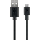 goobay USB 2.0 Kabel, USB-A Stecker > Micro-USB Stecker schwarz, 1 Meter