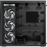 ARCTIC Xtender Mirrow , Tower-Gehäuse schwarz, Tempered Glass x 2 (verspiegelt)