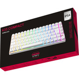 CHERRY XTRFY K33 Compact Wireless , Gaming-Tastatur weiß, DE-Layout, Rubberdome