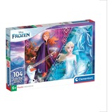 Clementoni Glitter - Disney Frozen 2, Puzzle 104 Teile