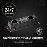 Corsair MP700 PRO SE Hydro X 4 TB, SSD schwarz, PCIe 5.0 x4 | NVMe 2.0 | M.2 2280, mit Wasserkühlungs-Block
