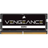 Corsair SO-DIMM 16 GB DDR5-5600, Arbeitsspeicher schwarz, CMSX16GX5M1A5600C48, Vengeance