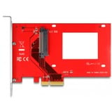 DeLOCK PCI Express x4 Karte zu 1 x intern U.3, Schnittstellenkarte 