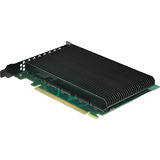 DeLOCK PCIe 5.0 x16 Karte > 4x int. M.2 NVMe + Kühlkörper, Schnittstellenkarte 