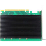 DeLOCK PCIe 5.0 x16 Karte > 4x int. M.2 NVMe + Kühlkörper, Schnittstellenkarte 