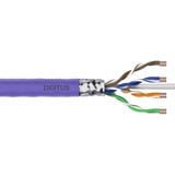 Digitus Professional Cat.6 F/UTP Verlegekabel simplex, B2ca violett, 100 Meter Rolle