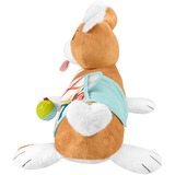 Fisher-Price 3-in-1 Hündchen Spielkissen für Bauchlage mit 3 Spielzeugen, Kuscheltier 