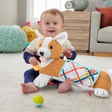 Fisher-Price 3-in-1 Hündchen Spielkissen für Bauchlage mit 3 Spielzeugen, Kuscheltier 