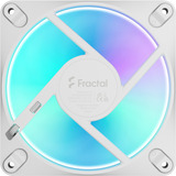 Fractal Design Dynamic 3 120 RGB, Gehäuselüfter weiß, Reverse, White, 120 mm