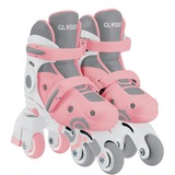 GLOBBER Learning Skates 2 in 1 Gr. 30-33, Inline-Skates rosa