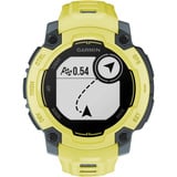 Garmin Instinct E, Smartwatch limette/limette, 45 mm, Twilight/Electric Lime, Silikon-Armband