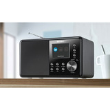 Karcher DAB 3000, Radio schwarz, UKW, DAB+, Weckerfunktionen, Dual-Alarm