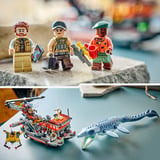 LEGO 77983 Jurassic World Mosasaurier-Angriff auf das Boot, Konstruktionsspielzeug 