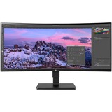LG 35BN77CP-B, Gaming-Monitor 88.9 cm(35 Zoll), schwarz/silber, Curved, HDMI, DisplayPort, USB-C, Free-Sync, 100Hz Panel