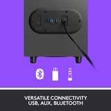 Logitech Z407, PC-Lautsprecher schwarz, Bluetooth
