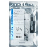 SMARTKEEPER ESSENTIAL RJ11 Port Lock (MNL04) + Lock Key Mini (U04), Einsteckschloss Farbcode Grau, 4 Stück + 1 Schlüssel