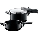 Silit Silargan Sicomatic t-Plus Schnellkochtopf-Set schwarz, Ø 22 cm, 4,5 l und 3,0 l