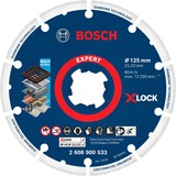 Bosch Professional X-LOCK Diamanttrennscheibe EXPERT Diamond Metal Wheel, Ø 125mm Bohrung 22,23mm