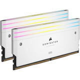 Corsair DIMM 96 GB DDR5-6000 (2x 48 GB) Dual-Kit, Arbeitsspeicher weiß, CMP96GX5M2B6000Z30W, Dominator Titanium, INTEL XMP, AMD EXPO