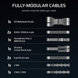Corsair RM1000e (3rd Gen), PC-Netzteil weiß, ThermalProtect 12V-2x6-Kabel, Kabel-Management, 1000 Watt