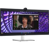 Dell P3424WEB, LED-Monitor 87 cm (34 Zoll), schwarz/silber, WQHD, IPS, QHD-Webcam