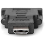 Digitus Adapter DVI-I > HDMI schwarz, Full HD 1.080p