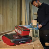 EINHELL Power-X-Change Ladegerät Power X-Boostcharger 8A schwarz/rot