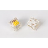 Keychron Gateron Silent Yellow Switch-Set, Tastenschalter gelb/transparent, 110 Stück