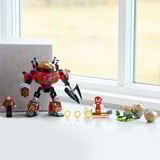 LEGO 77005 Sonic the Hedgehog Knuckles vs. Dr. Eggmans Egg Crusher Mech, Konstruktionsspielzeug 