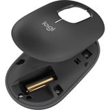Logitech POP, Maus graphit, mit Emoji-Taste