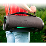 Medion Life P61768 Tragbarer Bluetooth Lautsprecher XL anthrazit, Bluetooth, Dual Illuminated, Lightstrip,Integrierte Powerbank