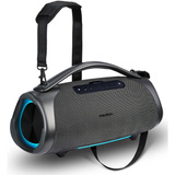 Medion Life P61768 Tragbarer Bluetooth Lautsprecher XL anthrazit, Bluetooth, Dual Illuminated, Lightstrip,Integrierte Powerbank