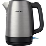 Philips Daily Collection HD9350/90, Wasserkocher edelstahl (gebürstet)/schwarz, 1,7 Liter