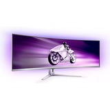 Philips Evnia 49M2C8900, Gaming-Monitor 124.3 cm (48.9 Zoll), weiß, UWQHD, QD OLED, HDMI, DisplayPort, USB-C, curved, HDR True Black 400, 240Hz Panel