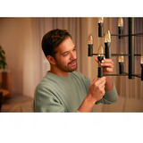 Philips Hue White Ambiance Filament E14 Kerzenform 350 lm, LED-Lampe ersetzt 30 Watt