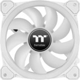 Thermaltake SWAFAN 12 RGB Radiator Fan TT Premium Edition White (3-Fan Pack), Gehäuselüfter weiß, 3er Pack, inkl. Controller, 120 mm