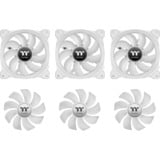 Thermaltake SWAFAN 12 RGB Radiator Fan TT Premium Edition White (3-Fan Pack), Gehäuselüfter weiß, 3er Pack, inkl. Controller