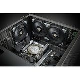 Thermaltake TOUGHFAN 14 High Static Pressure Radiator Fan, Gehäuselüfter schwarz, Single Fan Pack