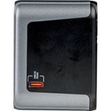 Verbatim Universal-Reiseadapter UTA-03, Reisestecker schwarz/silber, 2x USB-A, 3x USB-C
