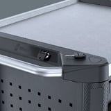 Wera 9705 Tool Rebel Werkstattwagen Stainless 1, mit Bestückung, Werkzeugwagen schwarz/silber, 177-teilig, im exklusiven Tool Rebel Design