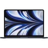 Apple MacBook Air 34,5 cm (13,6") 2022, Notebook schwarz, M2, 8-Core GPU, macOS, Deutsch, 256 GB SSD