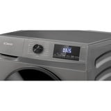 Bomann WA 7185, Waschmaschine titan/schwarz