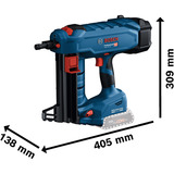 Bosch Akku-Betonnagler BITURBO GNB 18V-38 Professional solo, 18Volt blau/schwarz, ohne Akku und Ladegerät, in XL-BOXX