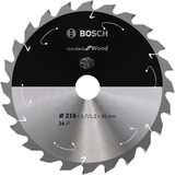Bosch Kreissägeblatt Standard for Wood, Ø 216mm, 24Z Bohrung 30mm, für Akku-Kappsägen