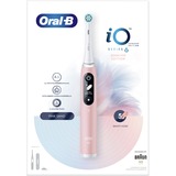 Braun Oral-B iO Series 6 Sensitive Edition, Elektrische Zahnbürste rosa, Pink Sand