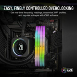 Corsair DIMM 16 GB DDR5-5200 (2x 8 GB) Dual-Kit, Arbeitsspeicher schwarz, CMH16GX5M2B5200C40, Vengeance RGB, INTEL XMP